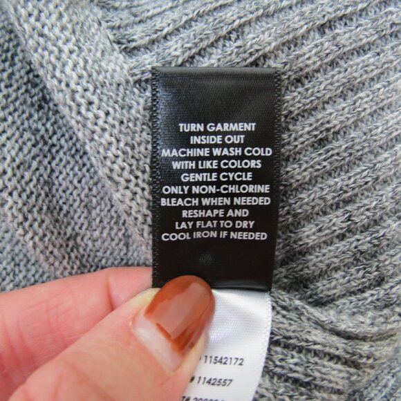 TORRID Women's Gray Marled Embellished Scoop Neck Pullover Sweater 2 Rhinestone - Picture 10 of 10